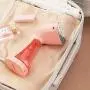 ZZYJYALG Hanging Ironing Machine Plastic Metal Handheld Transparent Water Tank Large Capacity Household Portable High Temperature Cotton Ironing Clothes Curtains Bed Sheets Dormitory (Pink)