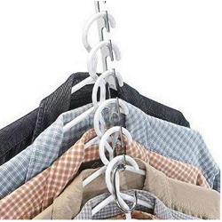 Magic Clothes Hanger 10pcs Hanging Chain Metal Clothes Closet Hangers Shirts Tidy Save Space Organizer Hangers for Clothes