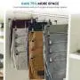 Space Saving 5 Tier Metal Skirt Hanger with Clips (3 Pack) Hang 5-on-1, Gain 70% More Space, Rubber Coated Hanger Clips, 360 Swivel Hook, Adjustable Clips Pants Hanger, Hang Slack,Trouser,Jeans,Towels Space Saving 5 Tier Metal Skirt Hanger with Clips (3 Pack) Hang 5-on-1, Gain 70% More Space, Rubber Coated Hanger Clips, 360 Swivel Hook, Adjustable Clips Pants Hanger, Hang Slack,Trouser,Jeans,Towels