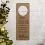 Personalized Do Not Disturb Wedding Door Hangers for Hotel - Set of 10- Choose Your Cardstock Color