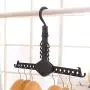Auntwhale Clothes Hanger Closet Complete Multifunction Dual Magic Foldable Hanger for Clothes Shirts Sweaters Coat Organizer Dress Hanger Hook Drying Rack