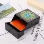 Plastic Business Card Holder with Diamond Painting Cover, Whitelotous DIY Diamond Business Name Card ID Card Bus Card Case Boxes for Men & Women (Flower) Plastic Business Card Holder with Diamond Painting Cover, Whitelotous DIY Diamond Business Name Card ID Card Bus Card Case Boxes for Men & Women (Flower)