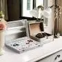 Valdler Velvet Stackable Jewelry Tray Showcase Display Storage Boxes (7 Slots) Valdler Velvet Stackable Jewelry Tray Showcase Display Storage Boxes (7 Slots)