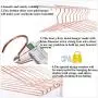 Cocomaya 17 Inch Heavy Duty Rose Gold Metal Clothes Hanger, Coat Hanger, Suit Hanger, Dress Hanger with Big Notches Pack of 10 Cocomaya 17 Inch Heavy Duty Rose Gold Metal Clothes Hanger, Coat Hanger, Suit Hanger, Dress Hanger with Big Notches Pack of 10