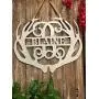Deer Antler Last Name Sign 18 inch ACM Metal Signs For Man Cave Metal Monogram Door Hanger Personalized Gift Personalized Door Hanger Family Sign QUICK SHIPPING Deer Antler Last Name Sign 18 inch ACM Metal Signs For Man Cave Metal Monogram Door Hanger Personalized Gift Personalized Door Hanger Family Sign QUICK SHIPPING