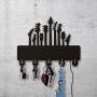 Guitar Design Home Decor Wall Art Wall Hook Bedroom Decor Hanger Music Instrument Coat Bags Clothes Hook Keys Holder Towel Hooks for Music Lover Gift