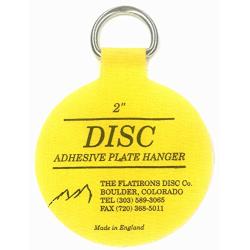 Flatirons Disc Adhesive Plate Hanger Set (6-2 Inch Hangers)