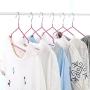 Grey990 10Pcs Stainless Steel Antiskid Hanger Clothes Drying Rack Adult Kids Organizer Accessories Golden