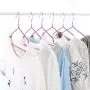Grey990 10Pcs Stainless Steel Antiskid Hanger Clothes Drying Rack Adult Kids Organizer Accessories Golden