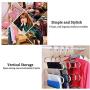 5pcs Multi-Functional Pants Rack Shelves Stainless Steel Wardrobe Magic Hanger S-Shape Clothes Hangers Storage Rack