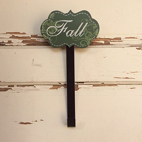 AG Designs Fall Wreath Hanger - Green FALL Glitter Signs