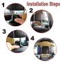  BFRed Car Seat Coat Rack Hanger Seat Chair Back Multifunction Suit Retractable Hanger (Black,Grey, Off-white as Optional)