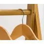 NN Simple Hanger Floor Coat Rack Hanger Bedroom Clothes Rack Living Room Children Storage Rack Double Shoe Rack - Wood Color Entrance Furniture (Size : 9050160cm)