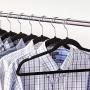 Home & Loft Lightweight & Durable Velvet Non Slip Suit Clothes Hangers (10 Pack)