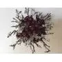 Party ball/One of a kind hanging decorative ball / 5 inches in diameter/Synthetic purple berries with clear shiny silver ice spikes/Unique Valentines decoration/Hanger/Handmade party decor