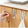 20Pcs Stainless Steel Lovers Shaped Hooks Kitchen Hanger Clothes Storage Rack Tool 20Pcs Stainless Steel Lovers Shaped Hooks Kitchen Hanger Clothes Storage Rack Tool