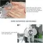 WINOMO 6pcs Adhesive Wall Hooks, Cute Elephant Bath Hooks Home Kitchen Towel Hooks Hanger(Transparent)