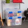 IRIS USA, Inc. WSB-SD WeatherShield Storage Box, 44 Quart, Clear, 3 Pack IRIS USA, Inc. WSB-SD WeatherShield Storage Box, 44 Quart, Clear, 3 Pack