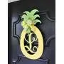 Pineapple Monogram Door Hanger Summer Pineapple Decor Monogram Pineapple Welcome Decor Pineapple Door Hanger Monogram Wedding Gift Double Door Hangers Mothers Day Gift Birthday Welcome Wreath