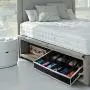 Woffit Under The Bed Shoe Organizer Fits 16 Pairs + 4 Pairs Boots ? Sturdy & Breathable Materials ? Underbed Storage Solution for Kids Men & Women Shoes ? Great Space Saver for Your Closet! Woffit Under The Bed Shoe Organizer Fits 16 Pairs + 4 Pairs Boots ? Sturdy & Breathable Materials ? Underbed Storage Solution for Kids Men & Women Shoes ? Great Space Saver for Your Closet!