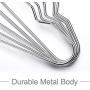 HOUSE DAY Metal Hangers Wire Hangers 40 Pack Stainless Steel Hangers Metal Coat Hangers 16.5 Inch Heavy Duty Hangers Metal HOUSE DAY Metal Hangers Wire Hangers 40 Pack Stainless Steel Hangers Metal Coat Hangers 16.5 Inch Heavy Duty Hangers Metal