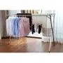 LiuJianQin Drying rack? ZXQZ Clothes Rack/Folding / Telescopic Double Pole/Stainless Steel Clothes Hanger/Outdoor Balcony X-type Clothes Hanger Clothes hanger? (Size : 2.4m)