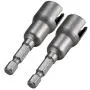PAGOW 2-Pack Hurricane Wingnut Driver - Wing Nut Drill Bit Socket Tool, 1/4" Hex Shank for Panel Nuts, Screws Eye C Hook & Q-Hanger, Steel PAGOW 2-Pack Hurricane Wingnut Driver - Wing Nut Drill Bit Socket Tool, 1/4" Hex Shank for Panel Nuts, Screws Eye C Hook & Q-Hanger, Steel