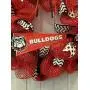 Georgia Bulldog Wreath Red Deco Mesh - FREE SHIPPING - WREATH HANGER INCLUDED