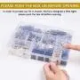 Picture Hanging Kit, 605 Piece Picture Frame Hanging Kit with 7 Models of Heavy Duty Picture Hangers and Screws for Home Decoration Creative Picture Hanging