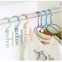 10pcs Random Color Coat Hangers for Clothes Creative Rotating Handle 5-Hole Windproof Hanger Baby Kids Wardrobe Classification 10pcs Random Color Coat Hangers for Clothes Creative Rotating Handle 5-Hole Windproof Hanger Baby Kids Wardrobe Classification