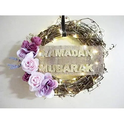 Islamic wreath, Ramadan Wreath, Ramadan decoration, Eid Mubarak,? Islamic wall, Ramadan gift, Islamic home decor, Islamic door hanger, Islamic art Islamic wreath, Ramadan Wreath, Ramadan decoration, Eid Mubarak,? Islamic wall, Ramadan gift, Islamic home decor, Islamic door hanger, Islamic art
