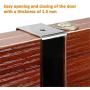 SKOLOO Over The Door Hook 5 Tri Hooks, Assembly Heavy Duty Over Door Hook for Hanging Coats Clothes Towels, Over Door Hanger for Bathroom Bedroom, Silver