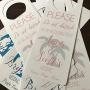 Personalized Do Not Distourb Door Hangers for Hotel- Perfect for Weddings and Bachelorette or Bachelor Parties- Set of 10