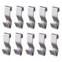 Chris.W Picture Molding Hooks Picture J-Rail Hooks Hangers, Pack of 10, Heavy Duty S-Hook, Stainless Steel (Small) Chris.W Picture Molding Hooks Picture J-Rail Hooks Hangers, Pack of 10, Heavy Duty S-Hook, Stainless Steel (Small)