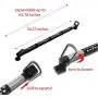 Zento Deals Heavy Duty Expandable Clothes Bar Car Hanger Rod- Convenient Classic Black Combines with Strong Metal and Rubber Grips and Rings Zento Deals Heavy Duty Expandable Clothes Bar Car Hanger Rod- Convenient Classic Black Combines with Strong Metal and Rubber Grips and Rings