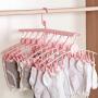 EvaroFly Multipurpose Portable Magic Folding Hanger, Save Space Storage Clothes Hanger, Household Travel Camping -White 52x42x25cm