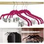10 Pack with Clips Multifunction Velvet Drying Rack Garment Suit Non-Slip Closet Clothes Hangers Laundry Wardrobe Organizer Random Color 10 Pack with Clips Multifunction Velvet Drying Rack Garment Suit Non-Slip Closet Clothes Hangers Laundry Wardrobe Organizer Random Color