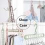 Music Dream Space Saving Hangers-Magic Cascading Hangers-Multifunctional Closet Clothes Hanger Organizer 10Pack Green
