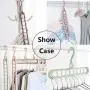 Music Dream Space Saving Hangers-Magic Cascading Hangers-Multifunctional Closet Clothes Hanger Organizer 10Pack Green