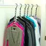 Wonder Hanger Max Improved, Pack of 6?Triples The Closet Space for Easy, Effortless, Wrinkle-Free Clothes, Comes Fully Assembled, Grey