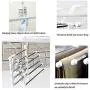 Na.c health 5-in-1 Multifunctional Multilayer Magic Fold Pants Trousers Clothes Hangers for Space Saving Storage Rack