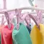 Aschic Travel Foldable Clips Portable Plastic Clothespins Drip Hangers Baby Drying Rack Lingerie Hanger Underwear Peg Dryer(2 Pack, Purple/Green) (Assorted) Aschic Travel Foldable Clips Portable Plastic Clothespins Drip Hangers Baby Drying Rack Lingerie Hanger Underwear Peg Dryer(2 Pack, Purple/Green) (Assorted)