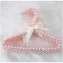 10pcs 20cm Children Pearl Hanger Fashion Dog Hangers for Clothes Pegs Baby Pearl Plastic Pet Hangers Random Color