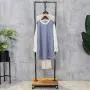 HANS CAO Industrial Heavy Duty Rolling Garment Rack with Storage Shelves, Free-Standing Clothes Hanger, Garment Display Stand, 15.7L x 15.7W x 63H HANS CAO Industrial Heavy Duty Rolling Garment Rack with Storage Shelves, Free-Standing Clothes Hanger, Garment Display Stand, 15.7L x 15.7W x 63H