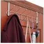 Clothes Hangers Rack Over Door Stainless Steel 12 Hooks,Clothing Coat Hanger Kitchen Bedroom Home Storage Decoration