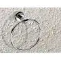 Brasseel Bathroom Hand Towel Ring, Towel Hook, Super Elegant & Modern Style Wall Mounted Hand Towel Holder for Bathroom & Kitchen| Multi Layer Chrome Finish| 100% Brass Material