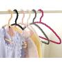 White Faux Pearl Bow Clothes Hangers Hook Rack for Adults 39cm