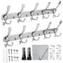 Syrace Wall Mount Coat Hook Chrome Finish Coat Robe Hat Clothes Hanger Towel Rack, Can Also Use As Nail-Free Utensil Coat Hooks 2 Pack Syrace Wall Mount Coat Hook Chrome Finish Coat Robe Hat Clothes Hanger Towel Rack, Can Also Use As Nail-Free Utensil Coat Hooks 2 Pack