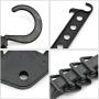 Katoot@ 360 Degree Clothes Hanger With Hooks Rotation Space Saving Black Hanger Foldable Plastic Collapsible Magic Closet Organizer Katoot@ 360 Degree Clothes Hanger With Hooks Rotation Space Saving Black Hanger Foldable Plastic Collapsible Magic Closet Organizer