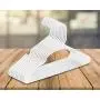 ZOYER Premium Plastic Hangers (20 Pack)- Durable & Strong Standard Hangers for Clothes - White ZOYER Premium Plastic Hangers (20 Pack)- Durable & Strong Standard Hangers for Clothes - White